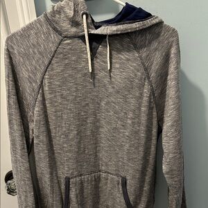 Gray Striped Men's Crewcuts Hoodie